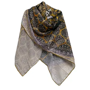 روسری زنانه مدل نخی چهارفصل دست دوز کد 1597