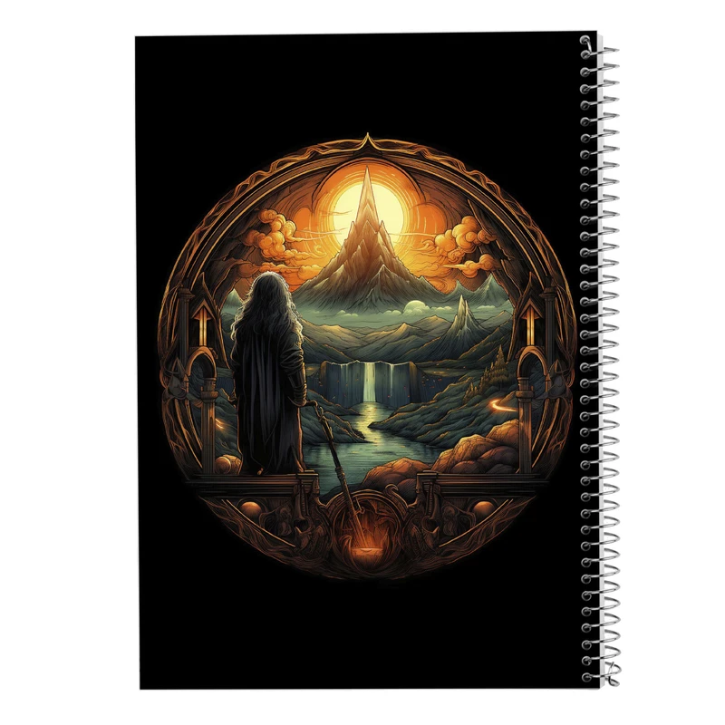 دفتر نت موسیقی 50 برگ مدوپد مدل The Lord of the Rings کد DF3069