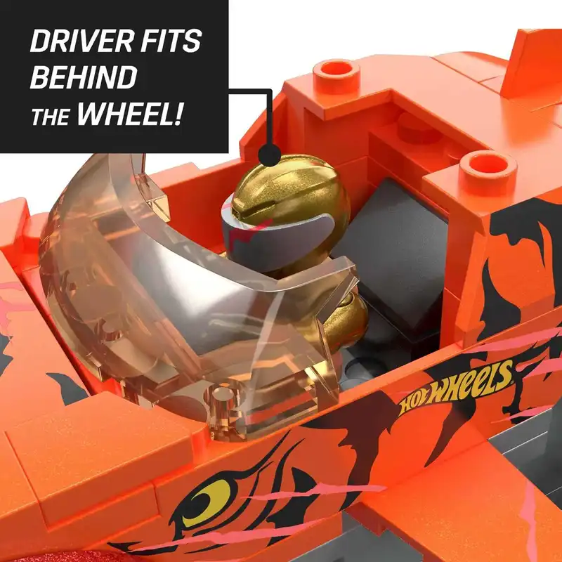 ساختنی مگا مدل Tiger Shark Chomp Course Hot Wheels کد HKF88