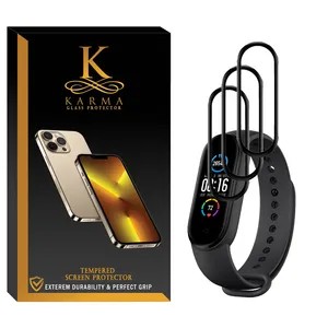 محافظ صفحه نمایش کارما مدل KA_07 مناسب برای ساعت هوشمند شیائومی Mi Band 6 بسته سه عددی