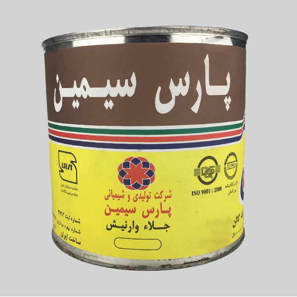 جلاء وارنیش پارس سیمین مدل PS_GALLON وزن 1 کیلوگرم