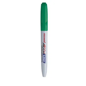 Monami Accu Liner Green Permanent Marker-Fine