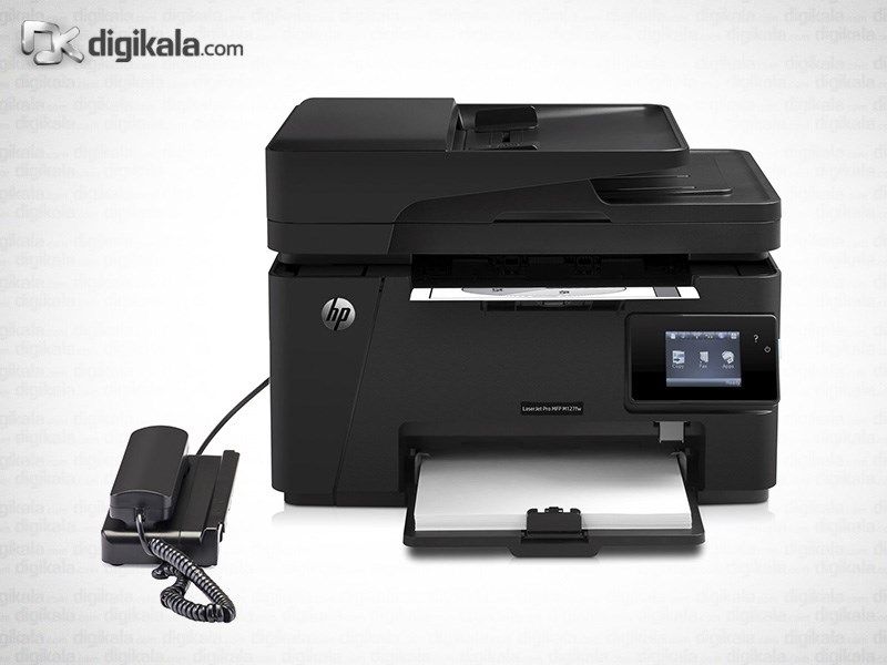 پرینتر چندکاره لیزری اچ پی مدل LaserJet Pro MFP M127fw همراه با گوشی تلفن