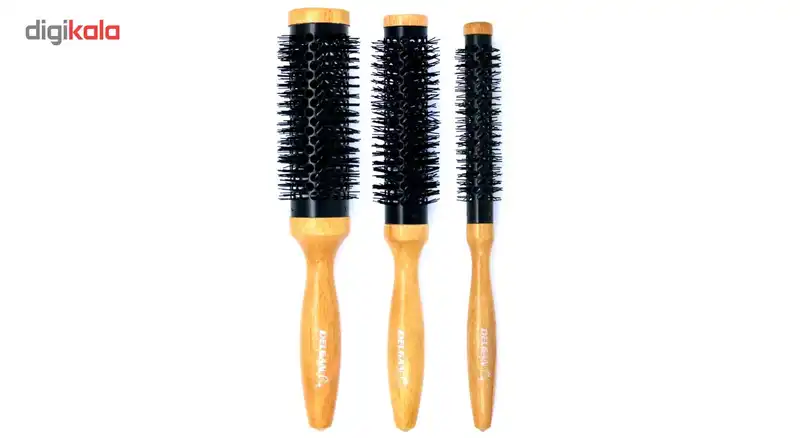 برس گرد افشان حرارتی 15، 25 و 35 میلیمتری دلگان مدل W19-000002 بسته 3 عددی