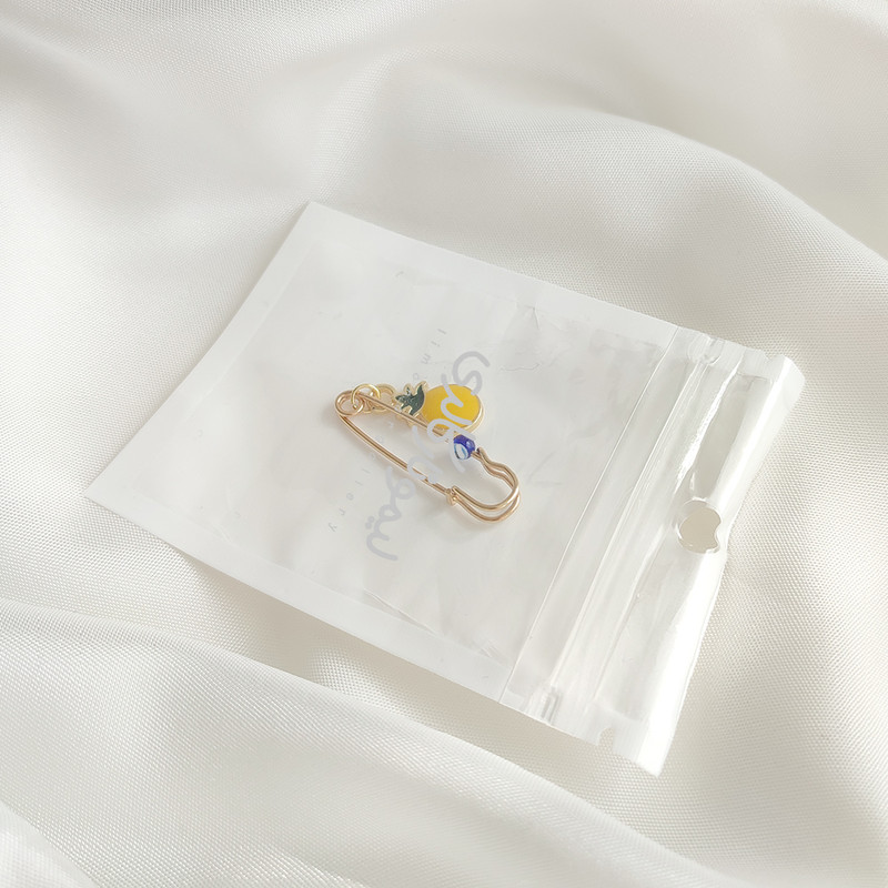 سنجاق سینه دخترانه لیمونار گالری مدل آناناس