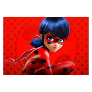 تابلو شاسی کودک مدل دختر کفشدوزکی کد T18