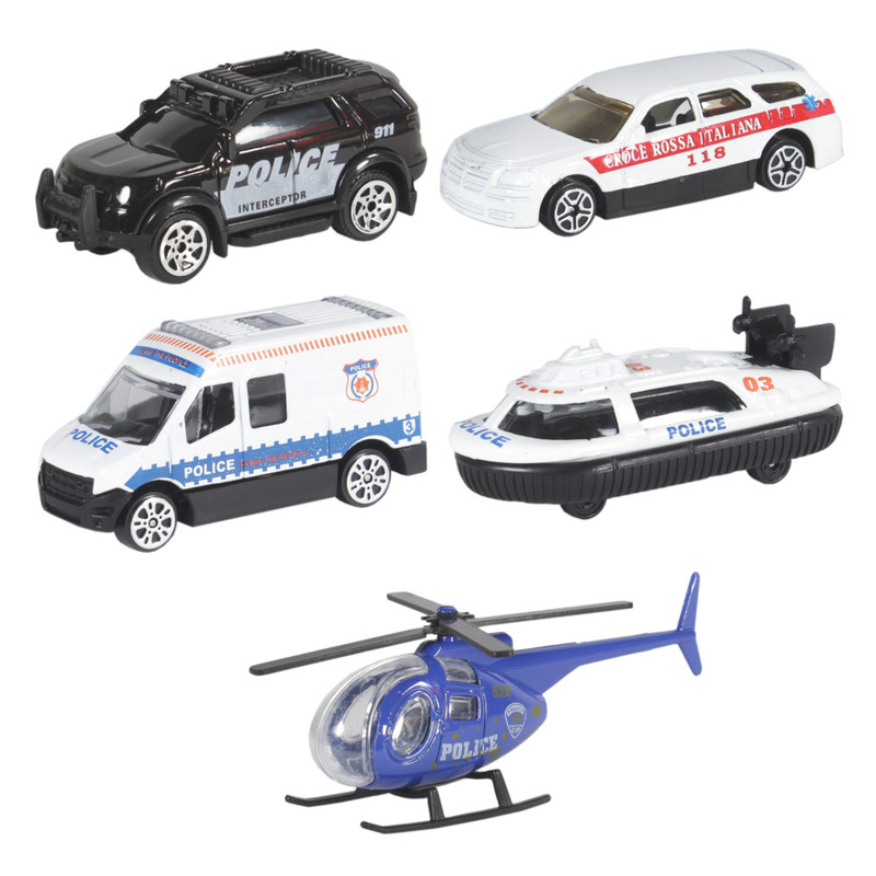 ماشین بازی مدل پلیس کد 0247 مجموعه ۵ عددی 