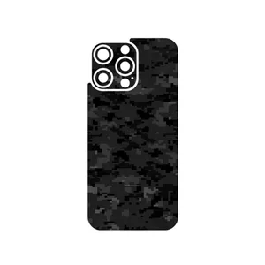 MAHOOT Night_Army_Pixel Cover Sticker for Apple iPhone 15 Pro Max