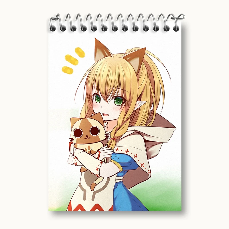 دفتر یادداشت 50 برگ خندالو مدل بازی شکارچی هیولا (Monster Hunter) کد 33280