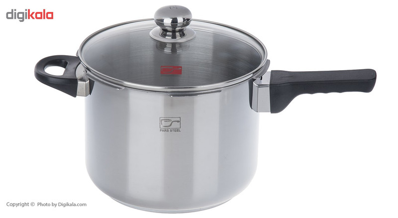 زودپز پارس استیل مدل کف سه لایه گنجایش 6 ليتر