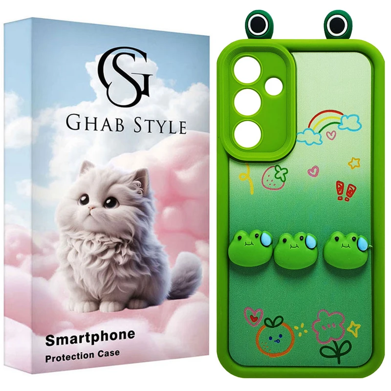 کاور قاب استایل مدل سیلیکونی طرح گوشدار مناسب برای گوشی موبایل سامسونگ Galaxy A25 / A25 5G