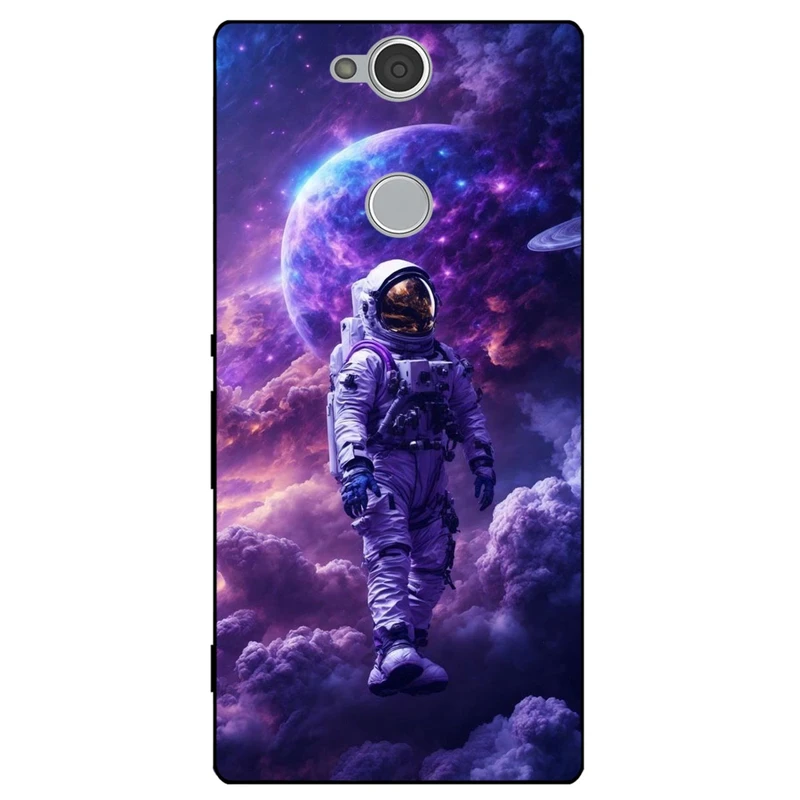 کاور مگافون طرح فضانورد مدل 2822 مناسب برای گوشی موبایل سونی Xperia XA2 Plus 