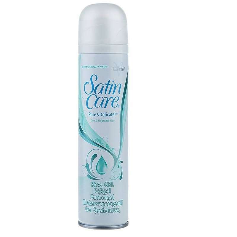 ژل اصلاح زنانه ژیلت سری Satin Care حجم 200 میلی لیتر