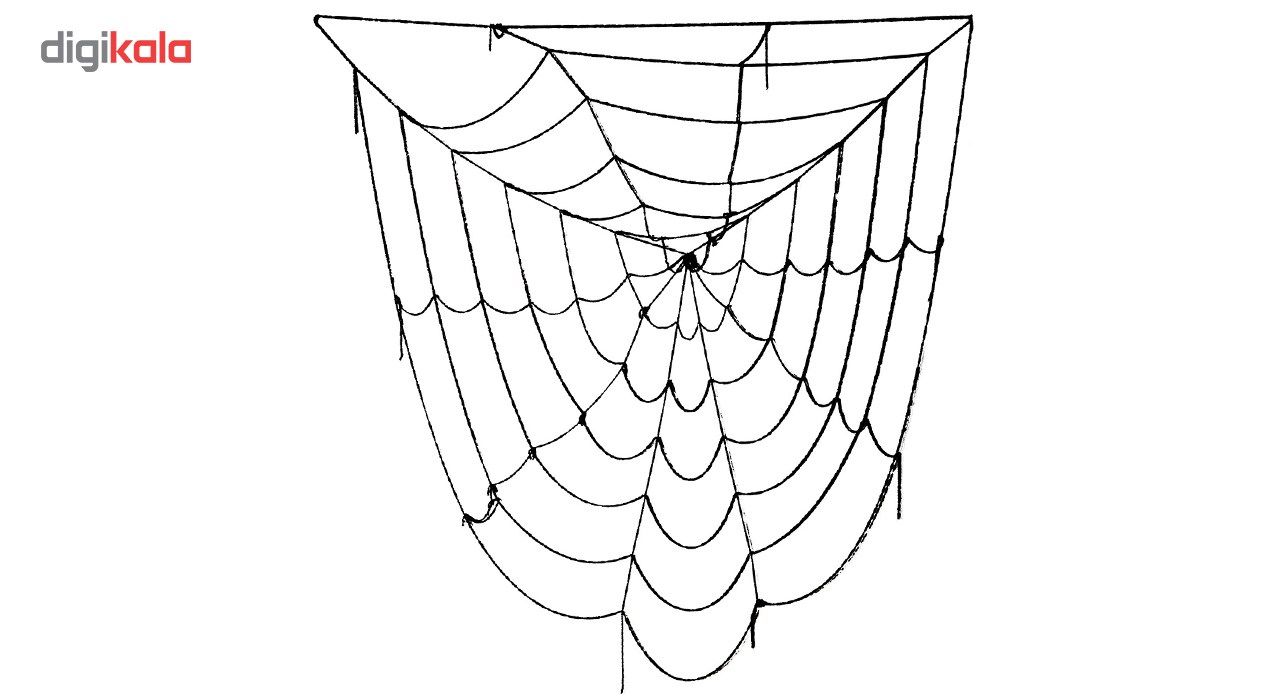 شبکه تار عنکبوت اسباب بازی مدلBlack Window Giant Spider Web 5 Feet