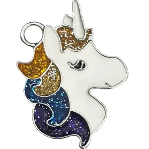 آویز دستبند مدل تک شاخ رنگین کمان AG314