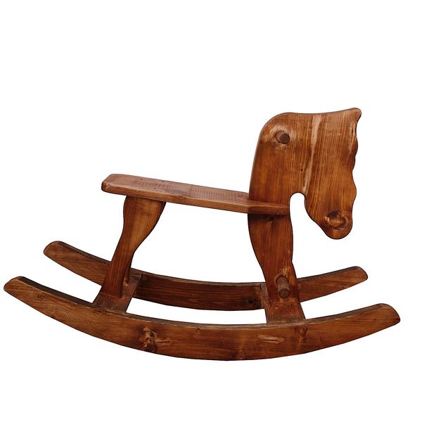 راکر کودک گلدونه مدل Wooden Horse