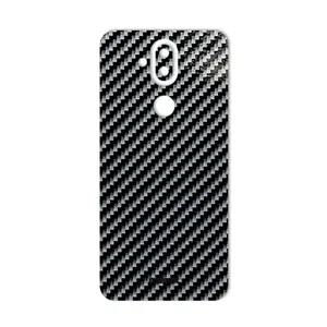 MAHOOT Shine-Carbon Cover Sticker for Nokia 8.1