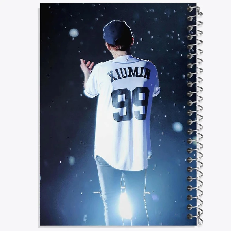 دفتر نقاشی 50 برگ خندالو مدل شیومین گروه اکسو EXO کد 13528