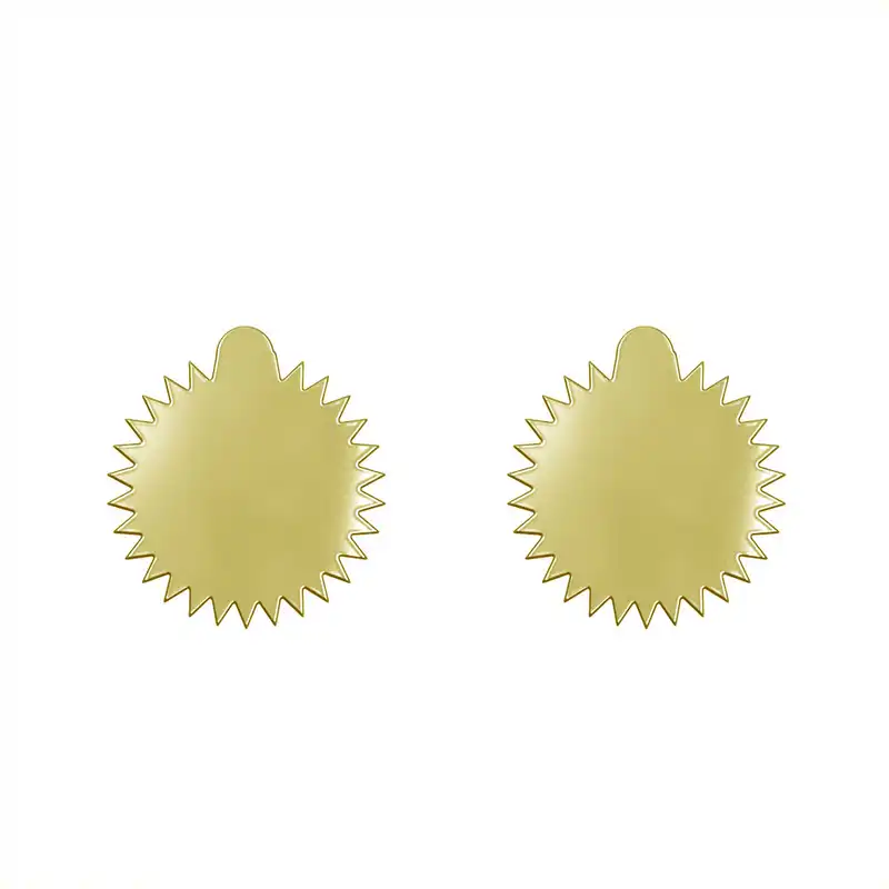 گوشواره طلا 18 عیار زنانه مدوپد مدل ستاره کد GA1-15616