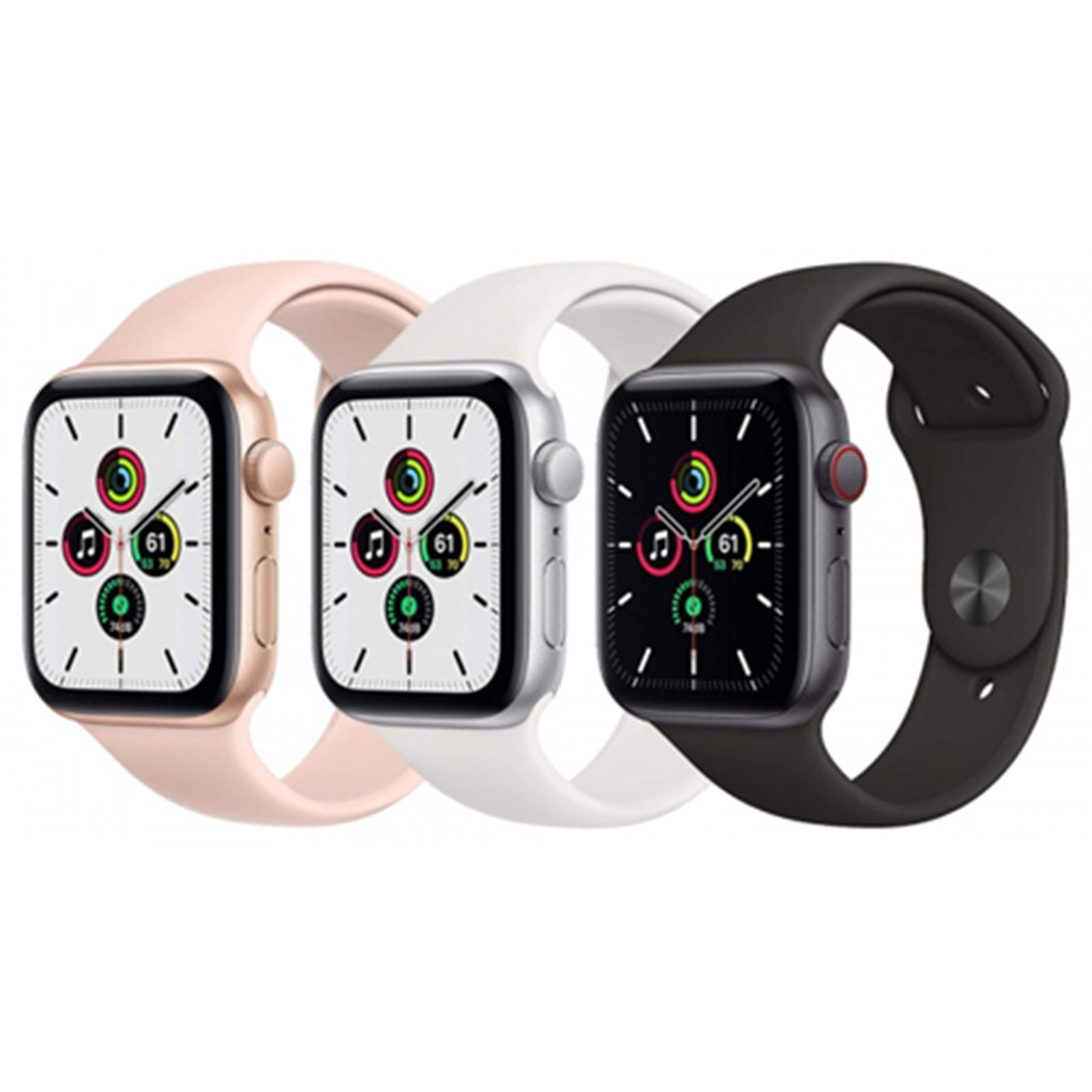ساعت هوشمند اپل واچ سری SE 2021 مدل 44mm Aluminum Case with Sport silicone Band  -  - 20