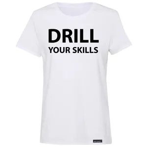 تی شرت آستین کوتاه زنانه 27 مدل Drill Your Skills کد MH967