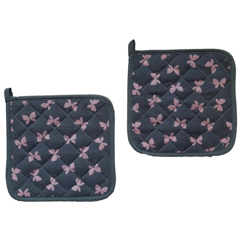 سرویس آشپزخانه 10 پارچه طرح شاپرک صورتی