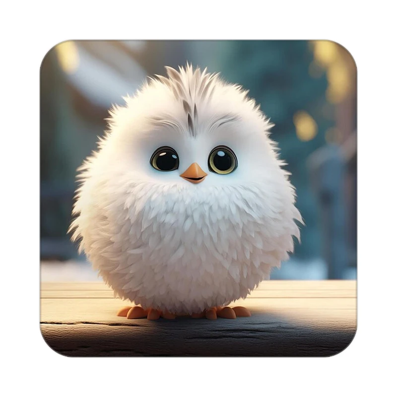 زیر لیوانی کاکتی طرح حیوانات کارتونی مدل mp28090