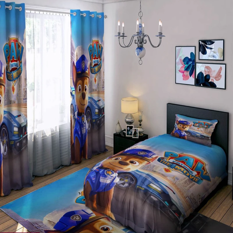 سرویس خواب مدل پسرانه کد ۰۹۶۷ یک نفره ۴ تکه