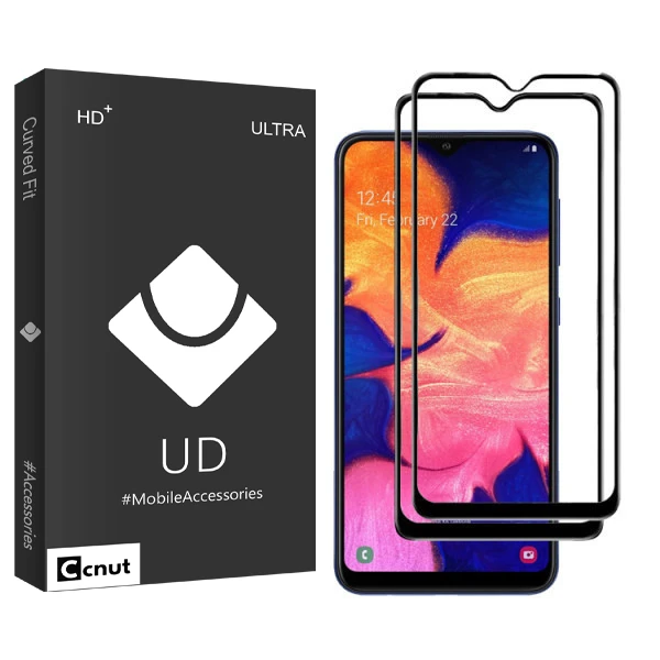 محافظ صفحه نمایش سرامیکی کوکونات مدل UD Black مناسب برای گوشی موبایل سامسونگ Galaxy A30 بسته دو عددی