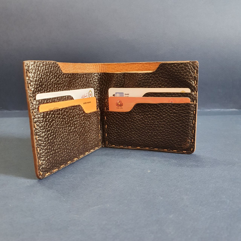 کیف پول مدل چرم طبیعی کد 601