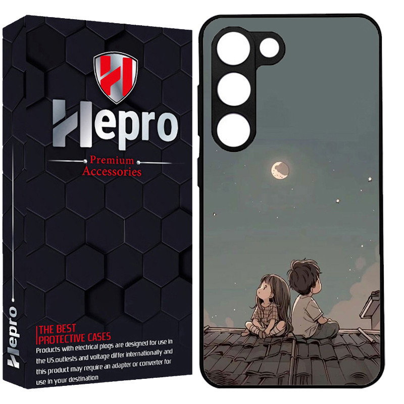 کاور هپرو طرح پسر و دختر کد TPU-183 مناسب برای گوشی موبایل سامسونگ GALAXY S23 PLUS
