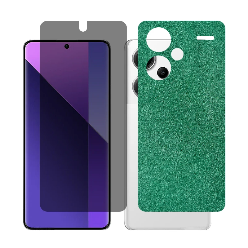 محافظ صفحه نمایش حریم شخصی گلس مدل Together مناسب برای گوشی موبایل شیائومی Redmi Note 13 Pro Plus به همراه برچسب پوششی پشت گوشی