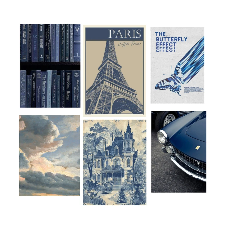 پوستر طرح وینتیج کد ۰۱ بسته ۶ عددی