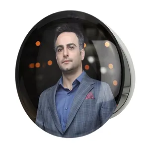 آینه جیبی خندالو طرح حامد کمیلی مدل تاشو کد 6343 