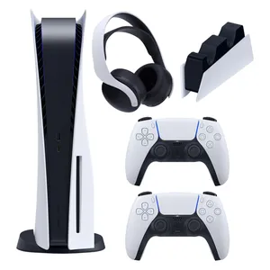 کنسول بازی سونی مدل PlayStation 5 ظرفیت 825 گیگابایت 1216A اروپا به همراه دسته اضافی و پایه شارژر و هدست