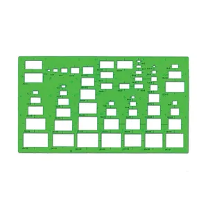 شابلون طرح مستطیل