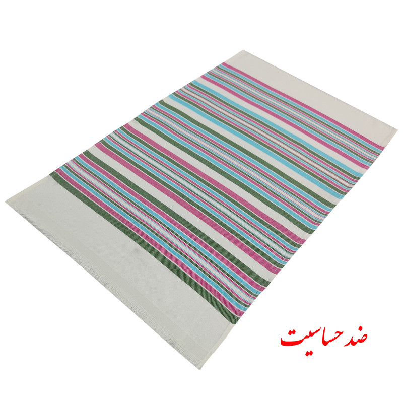 دستمال آشپزخانه نخ باف مدل ویسکوز یزد مجموعه 4 عددی