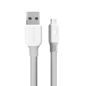 کابل تبدیل USB به MicroUSB پاواریال مدل DC05M طول 1 متر