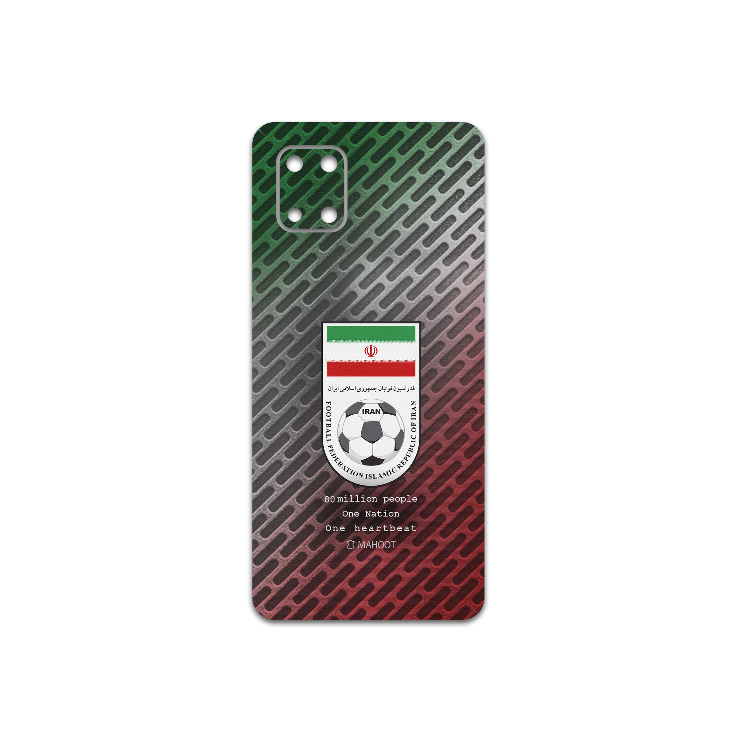 برچسب پوششی ماهوت مدل Iran-National-Football-Team مناسب برای گوشی موبایل سامسونگ Galaxy Note10 Lite