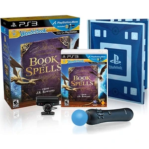دسته کنترل پلی‌استیشن Move به همراه دوربین و بازی Book of Spells