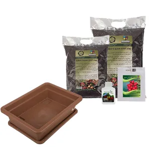 مجموعه کاشت سبزی تربچه گلباران سبز