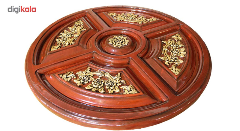 میز ناهار خوری ایپک استیل مدل ترنج سایز 125 × 125