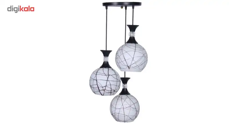 چراغ آویز سهیل مدل Fish سه شعله