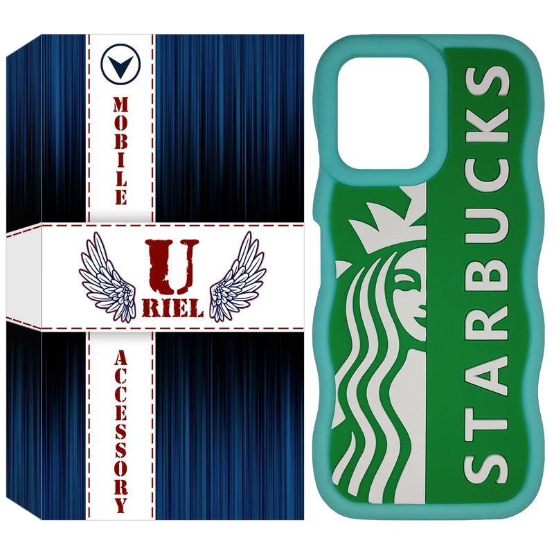کاور یوریل مدل سیلیکونی عروسکی طرح استارباکس مناسب برای گوشی موبایل شیائومی Redmi 13x