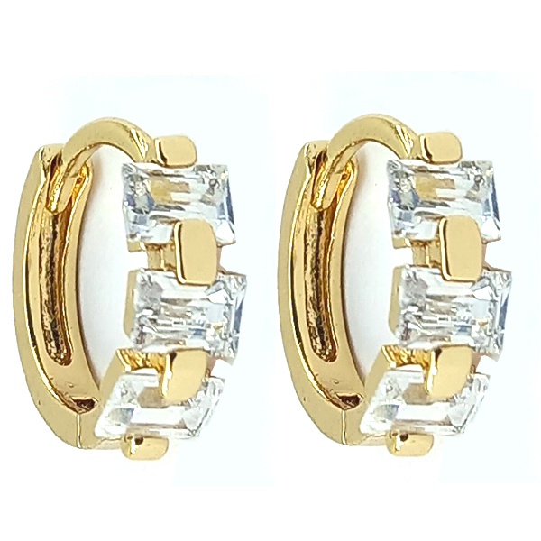 گوشواره دخترانه ژوپینگ مدل نگین کد 0282