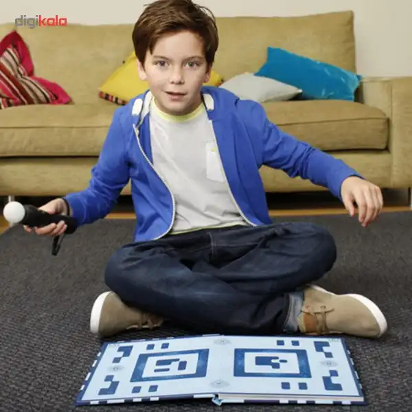 دسته کنترل پلی‌استیشن Move به همراه دوربین و بازی Book of Spells