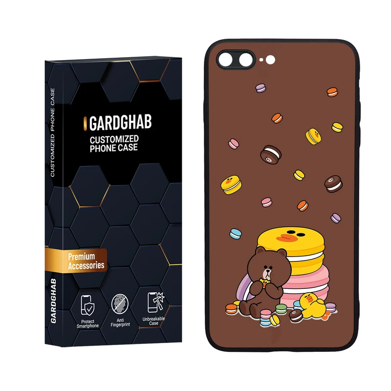 کاور گارد قاب مدل دورژله ای فانتزی مناسب برای گوشی موبایل اپل iPhone 7 Plus / 8 plus