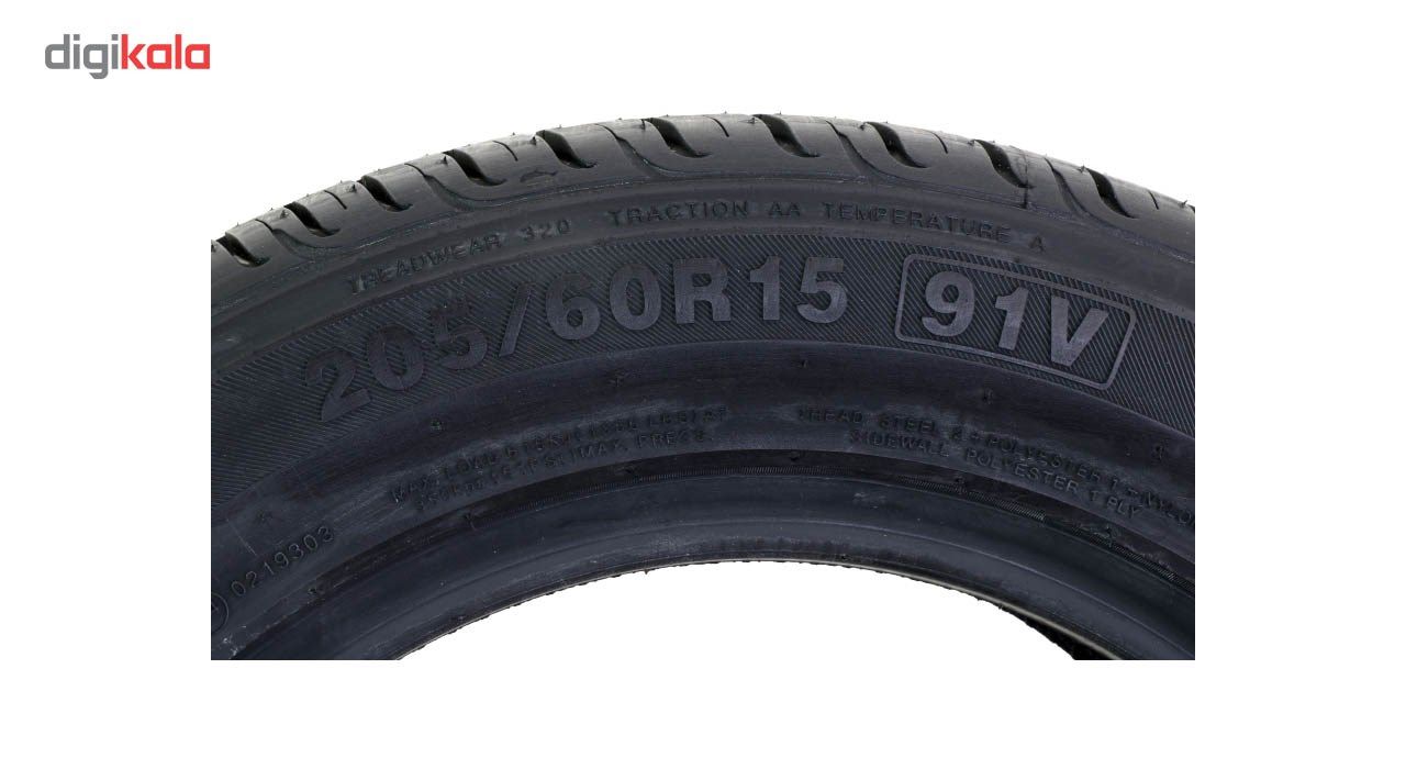 لاستیک خودرو کومهو مدل Ecsta kh11 سایز 205/60R15 - دو حلقه