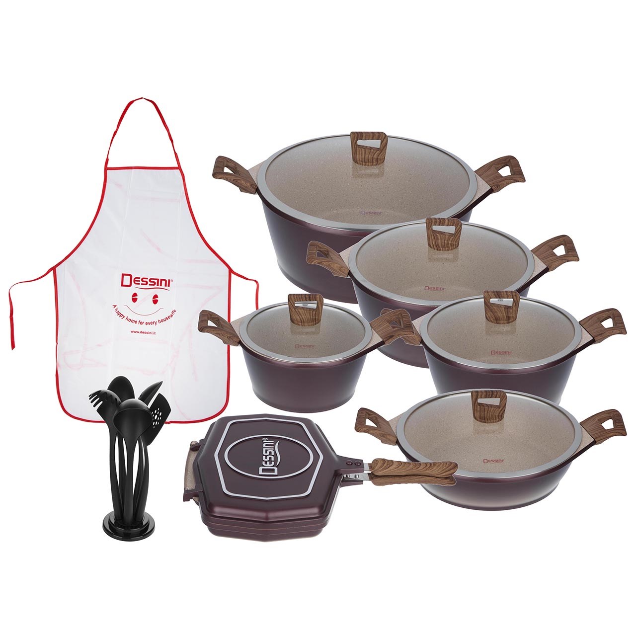 سرویس پخت و پز 20 پارچه دسینی مدل Pietra Plus