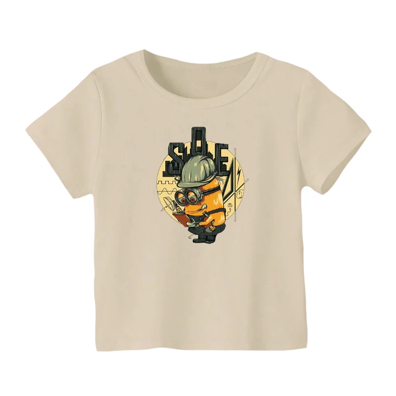 تی شرت آستین کوتاه بچگانه مدل مینیون کد ۸